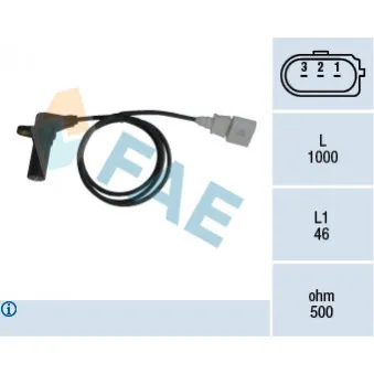 Palpeur de régime, gestion moteur FAE 79064