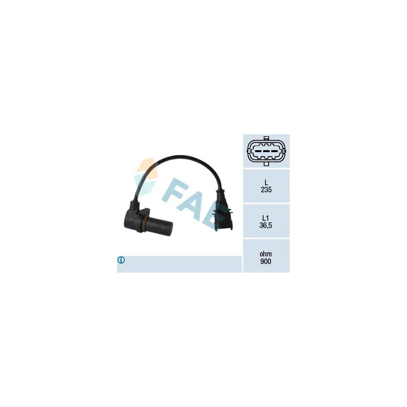 Capteur d'angle, vilebrequin FAE 79068