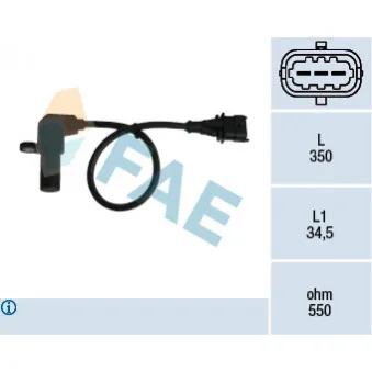 Palpeur de régime, gestion moteur FAE 79069