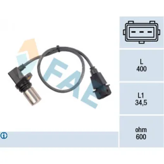 Palpeur de régime, gestion moteur FAE 79072