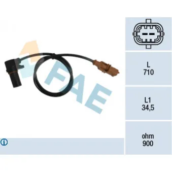 Palpeur de régime, gestion moteur FAE 79077