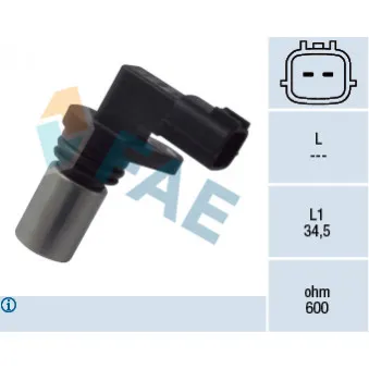 Palpeur de régime, gestion moteur FAE 79091