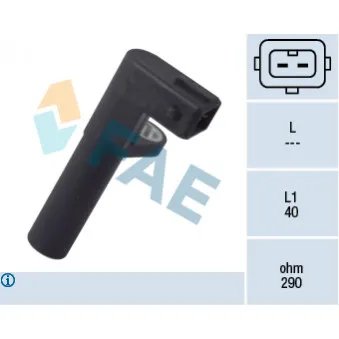 Capteur d'angle, vilebrequin FAE 79095