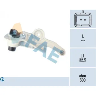 Capteur d'angle, vilebrequin FAE 79119