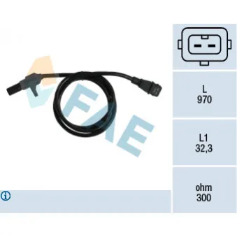 Palpeur de régime, gestion moteur FAE 79122