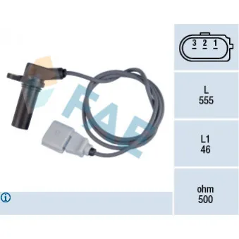 Palpeur de régime, gestion moteur FAE 79132
