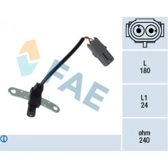 Palpeur de régime, gestion moteur FAE 79144