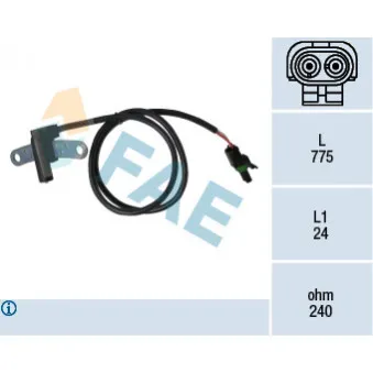 Générateur d'impulsions, volant moteur FAE 79145