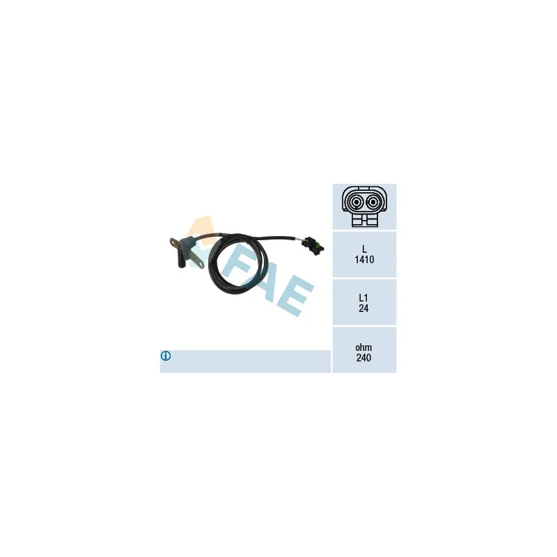 Capteur d'angle, vilebrequin FAE 79146