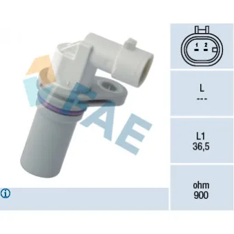Capteur d'angle, vilebrequin FAE 79170