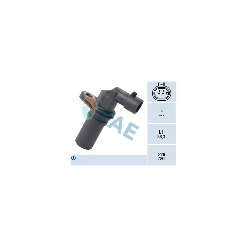 Capteur d'angle, vilebrequin FAE 79173