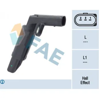 Capteur d'angle, vilebrequin FAE 79178