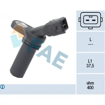 Capteur d'angle, vilebrequin FAE 79179