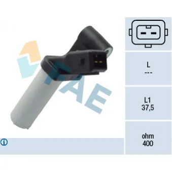 Capteur d'angle, vilebrequin FAE 79180