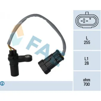 Palpeur de régime, gestion moteur FAE 79191