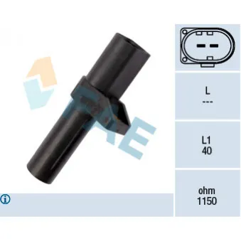 Capteur d'angle, vilebrequin FAE 79202
