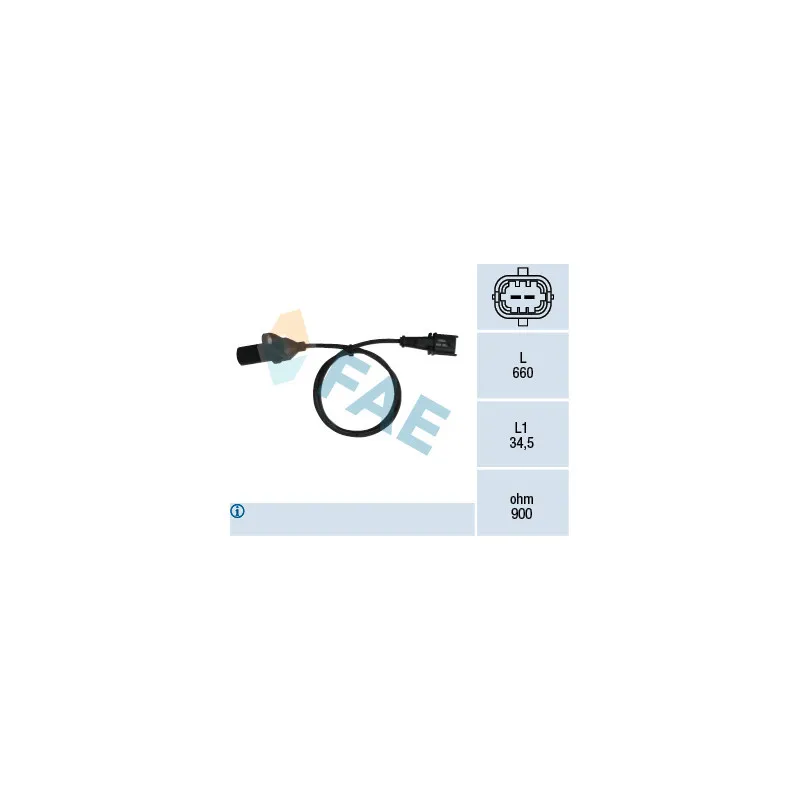 Capteur d'angle, vilebrequin FAE 79220