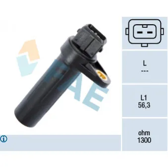 Capteur d'angle, vilebrequin FAE 79221