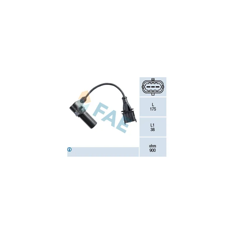 Capteur d'angle, vilebrequin FAE 79222