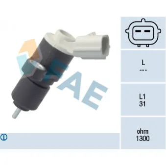 Capteur d'angle, vilebrequin FAE 79230