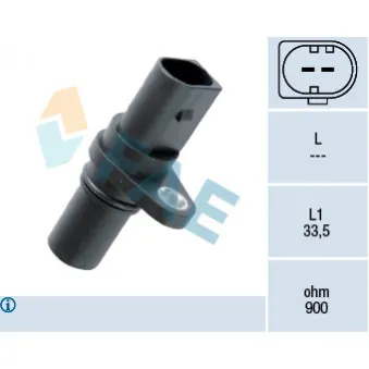 Capteur d'angle, vilebrequin FAE 79231
