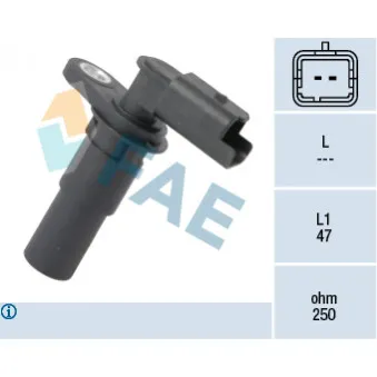 Capteur d'angle, vilebrequin FAE 79238