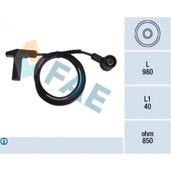 Palpeur de régime, gestion moteur FAE 79243