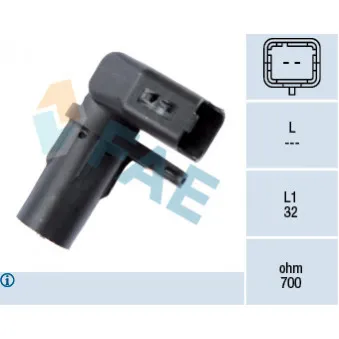 Capteur d'angle, vilebrequin FAE 79254