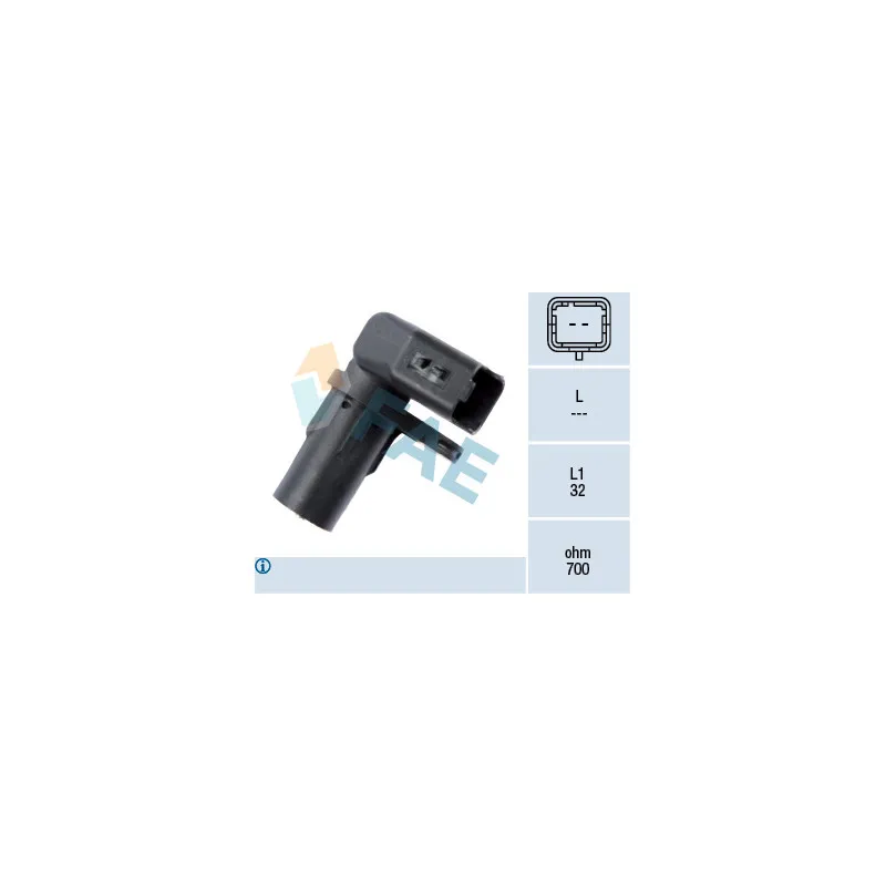 Capteur d'angle, vilebrequin FAE 79254