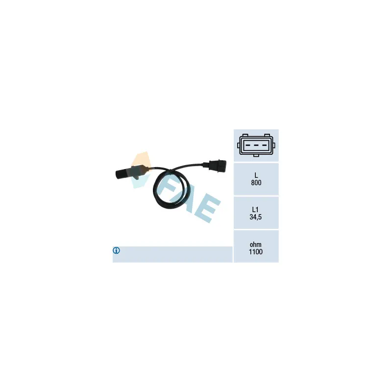 Capteur d'angle, vilebrequin FAE 79296