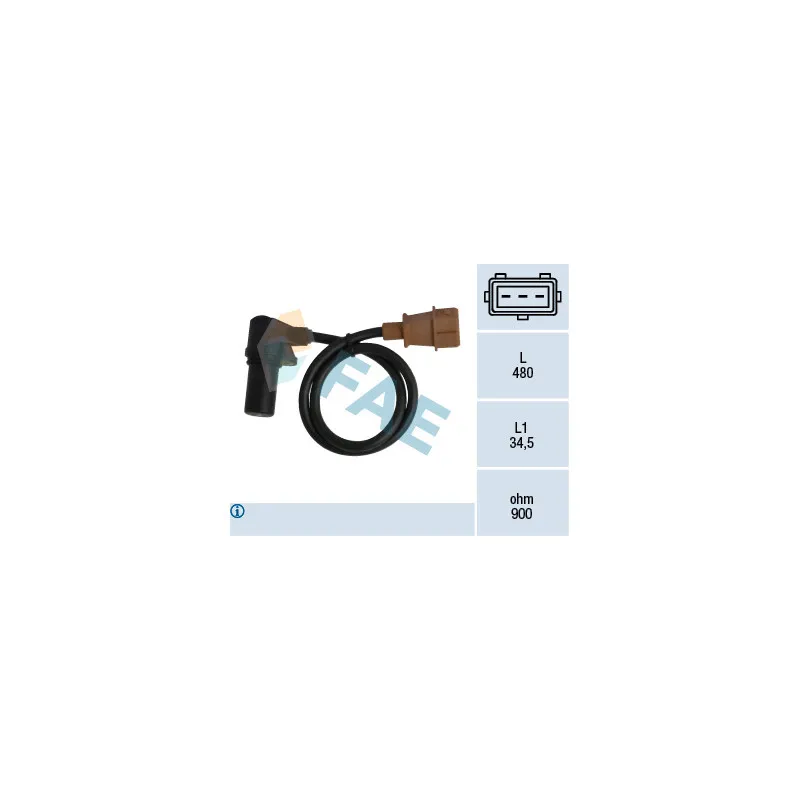 Capteur d'angle, vilebrequin FAE 79297