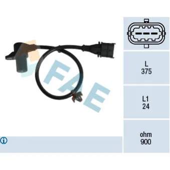 Capteur d'angle, vilebrequin FAE 79303