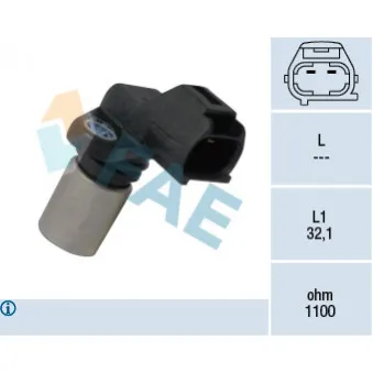 Capteur d'angle, vilebrequin FAE 79314