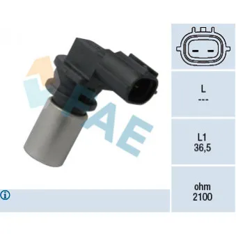 Capteur d'angle, vilebrequin FAE 79316