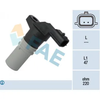 Capteur d'angle, vilebrequin FAE 79317