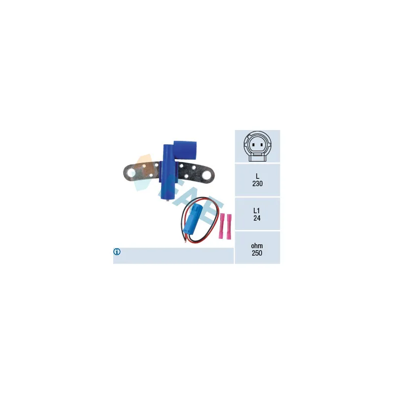 Capteur d'angle, vilebrequin FAE 79322