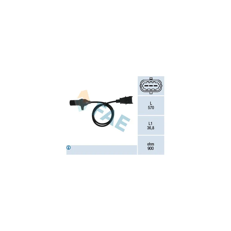 Capteur d'angle, vilebrequin FAE 79332