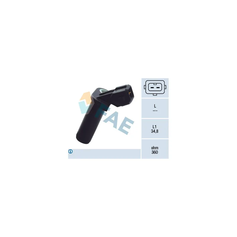 Capteur d'angle, vilebrequin FAE 79344