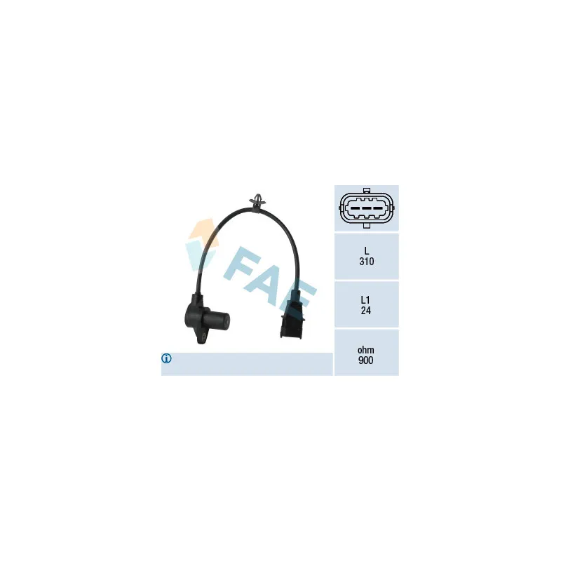 Capteur d'angle, vilebrequin FAE 79354