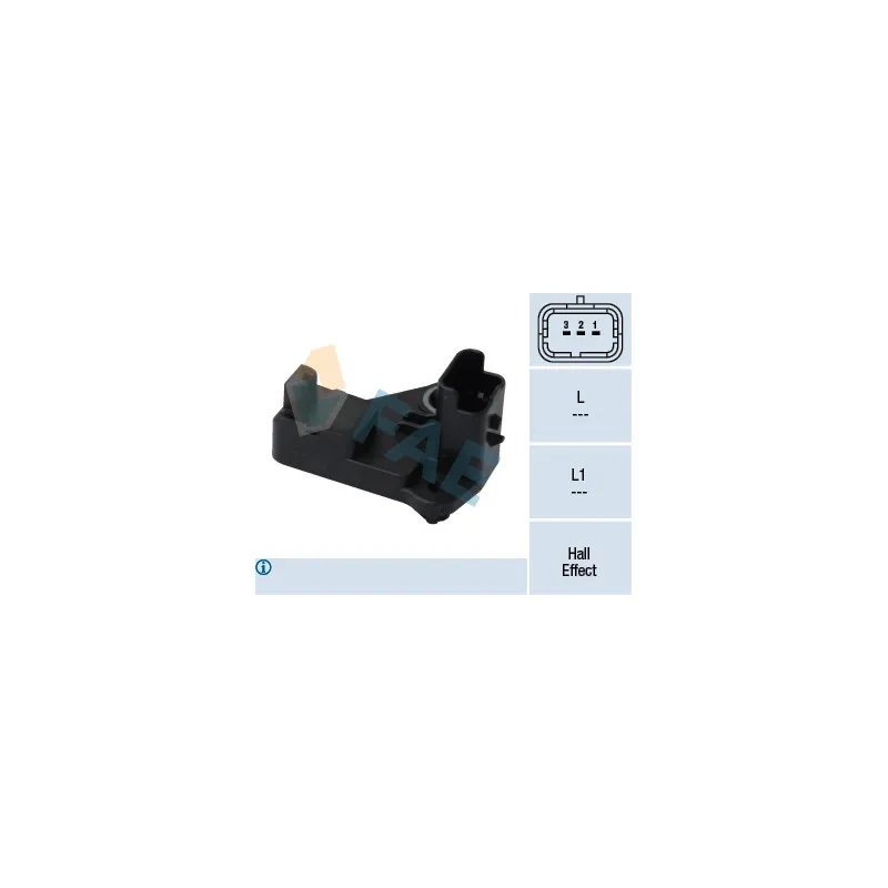 Capteur d'angle, vilebrequin FAE 79370