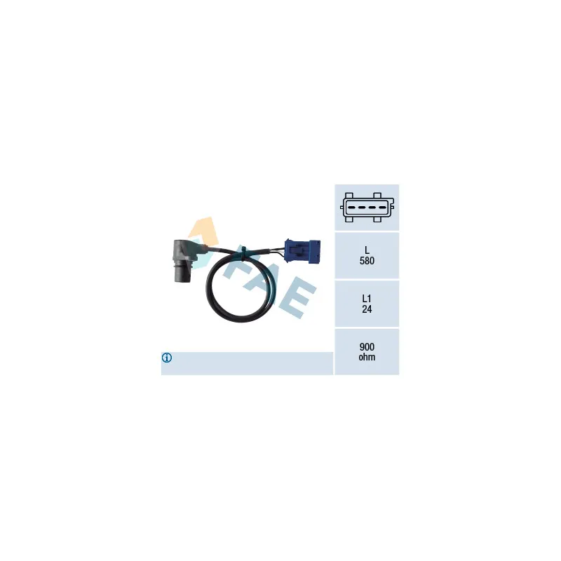 Capteur d'angle, vilebrequin FAE 79379