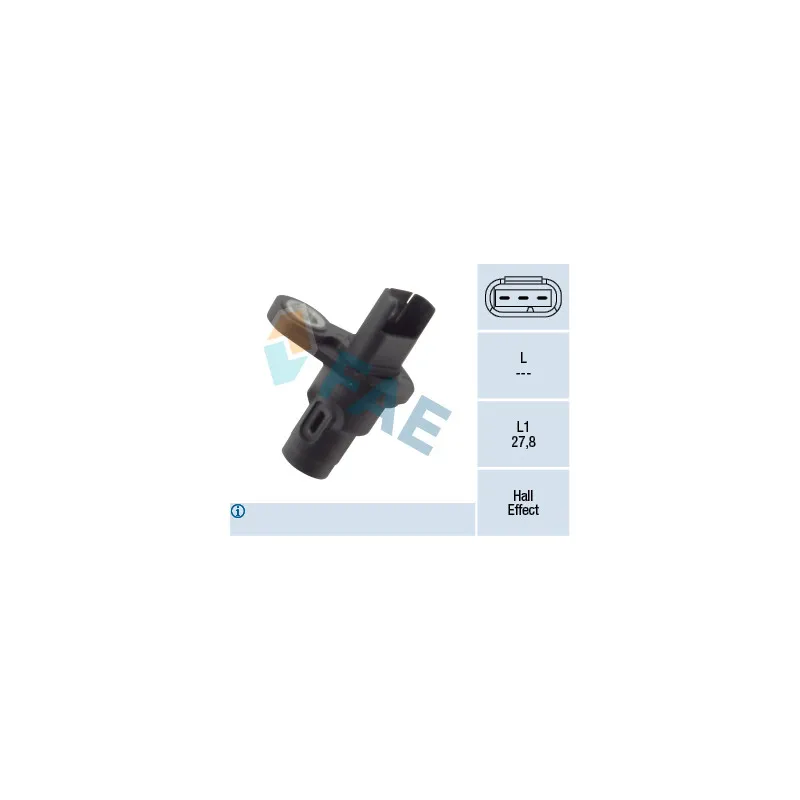 Capteur d'angle, vilebrequin FAE 79382