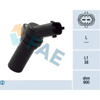 Capteur d'angle, vilebrequin FAE 79401