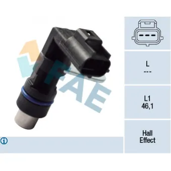 Capteur d'angle, vilebrequin FAE 79414