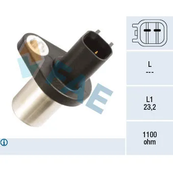 Capteur d'angle, vilebrequin FAE 79422