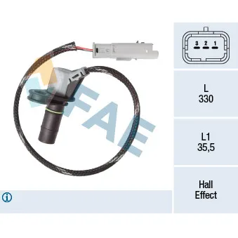 Capteur, position neutre (boîte manuelle) FAE 79464