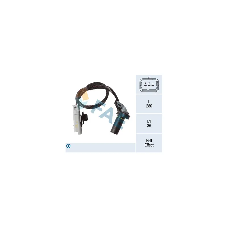 Capteur de vitesse de roue, transmission manuelle FAE 79466