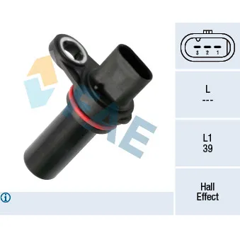 Capteur d'angle, vilebrequin FAE 79471