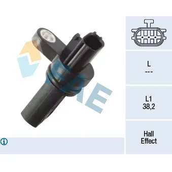 Capteur d'angle, vilebrequin FAE 79473