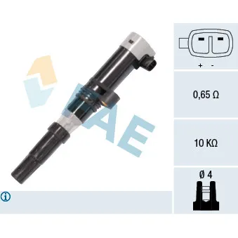 Bobine d'allumage FAE 80203